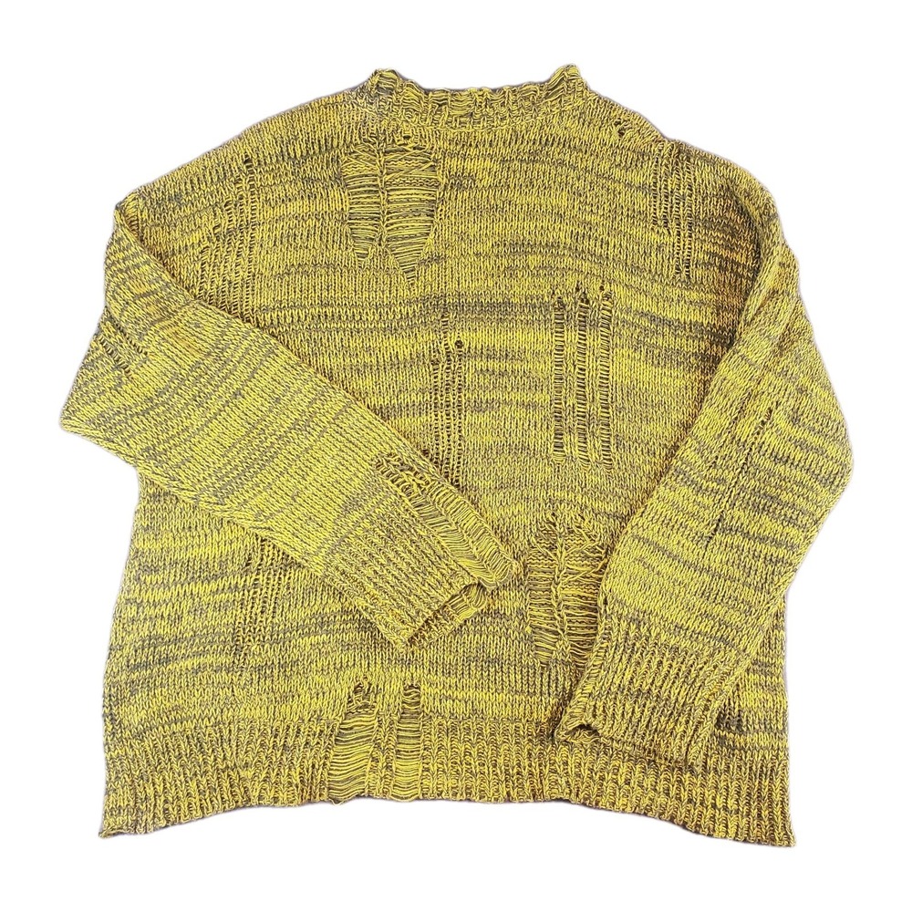 BDG Urban Outfitters‎ S Oversized Kurt Distressed Crewneck Sweater Grunge Punk